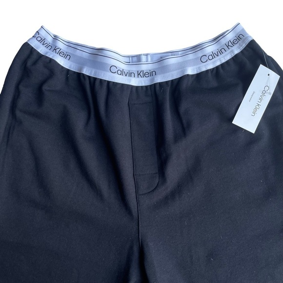 Calvin Klein Men's size Medium Black Pajama  lounge Sleep Shorts NWT - Picture 8 of 10